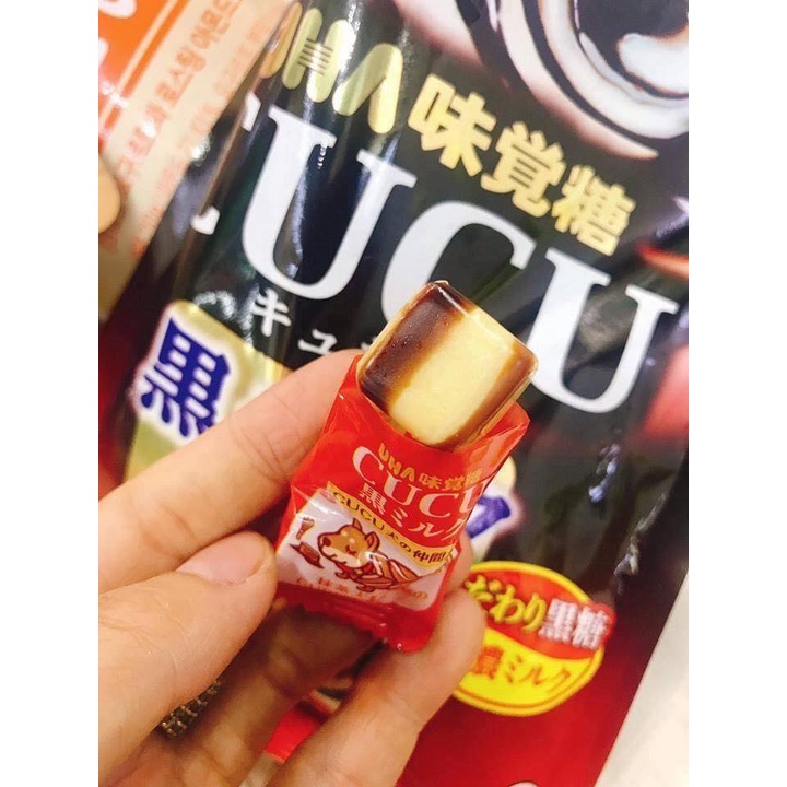 Kẹo Sữa UHA Cucu Vị Đường Nâu Gói 78gr