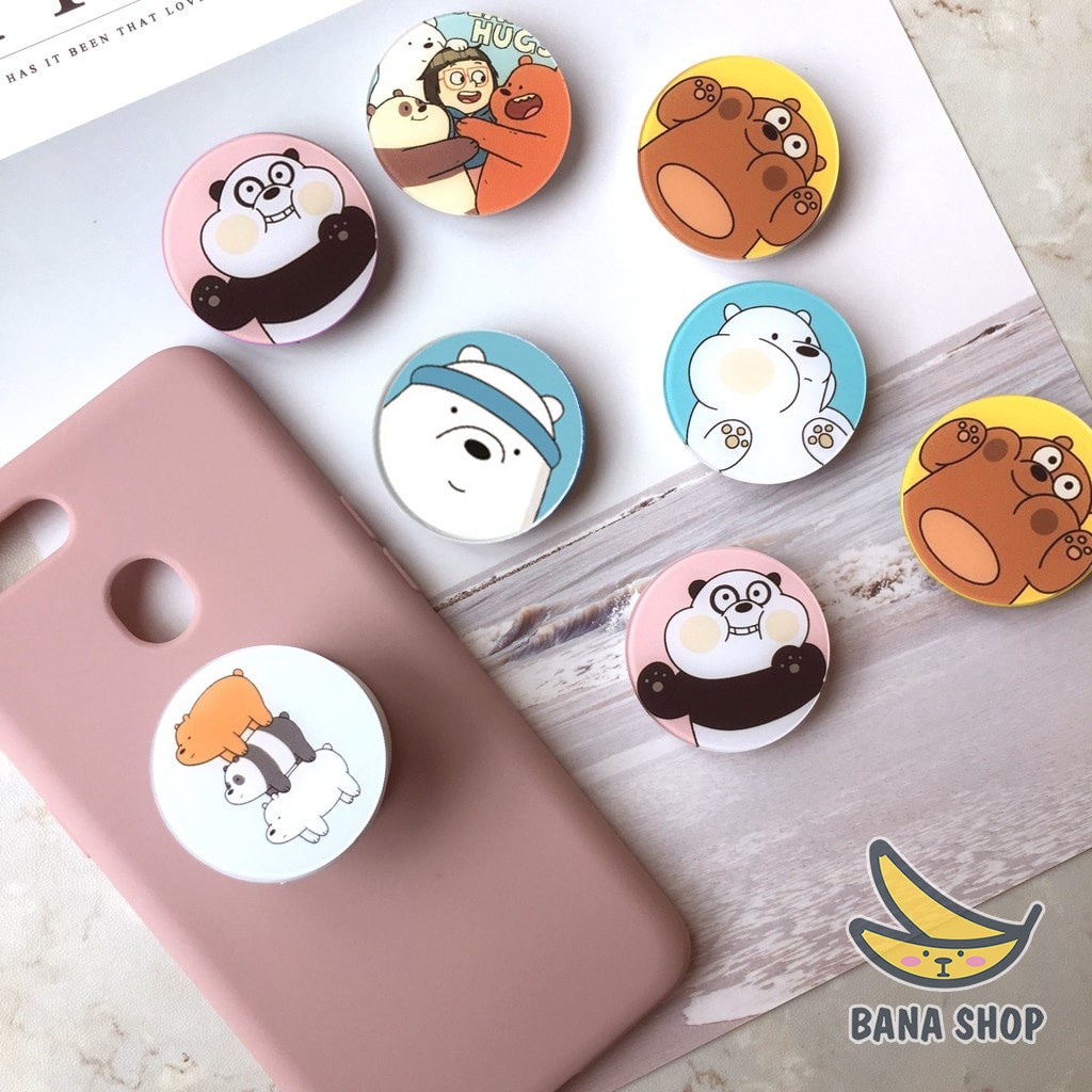 Giá đỡ điện thoại anh em gấu bare cute Chúng tôi đơn giản là gấu