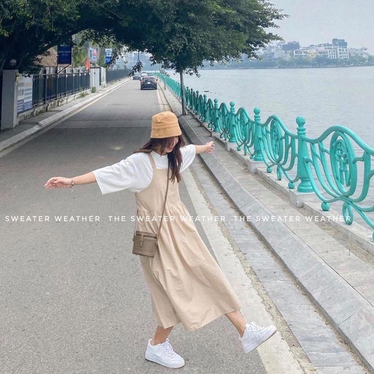 Váy kaki baby doll be siêu dễ thương MEMN 424