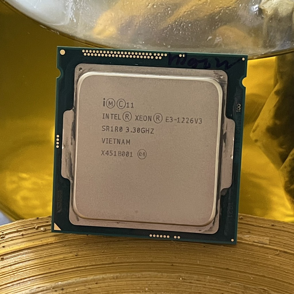 Bộ vi xử lý - CPU Intel Xeon E3-1226v3 - Tặng kèm keo tản nhiệt - 1226 v3