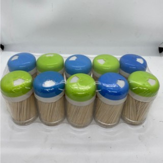 Tăm tre xỉa răng (lốc 6 hủ)