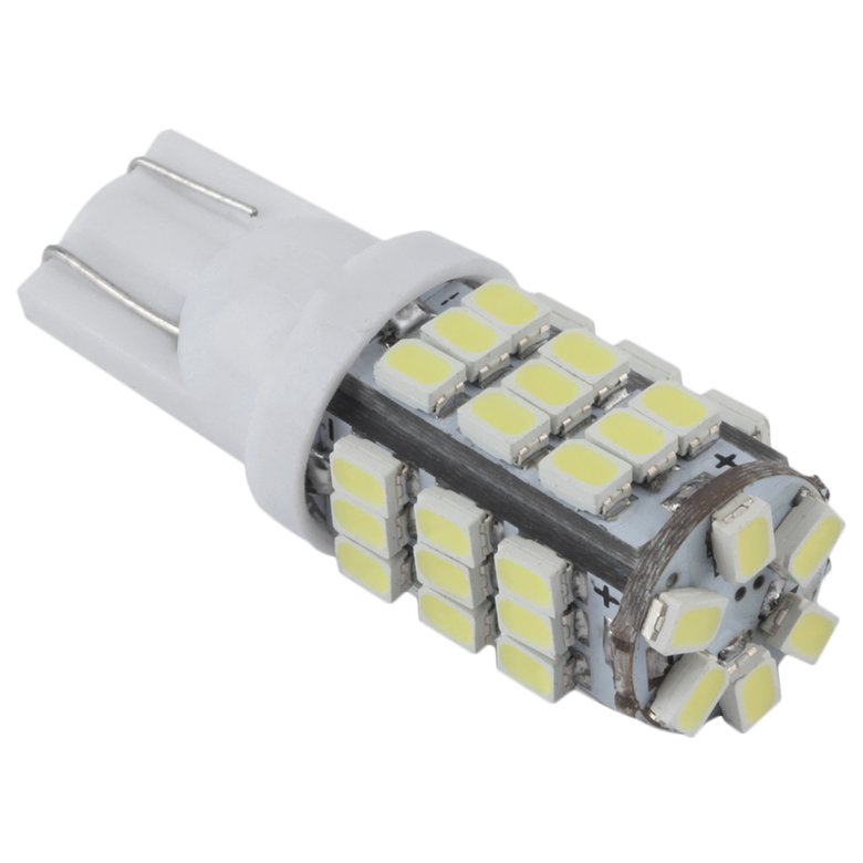 Đèn LED Xenon T10 42 bóng 3020 SMD gắn đuôi xe hỗ trợ lùi ánh sáng trắng 6000K