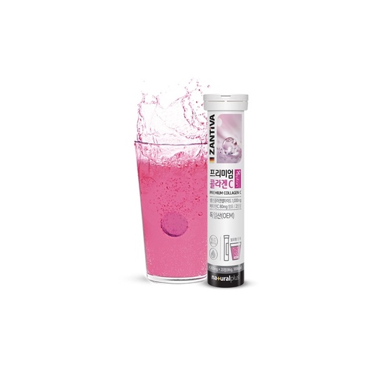 Combo 3 viên sủi collagen c Zantiva hộp 20 viên