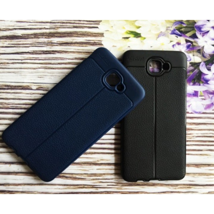Ốp lưng dẻo giả da Auto Focus Samsung J7 Prime