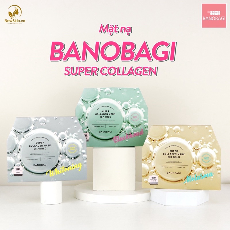 [Rẻ Vô Địch] Mặt Nạ Giấy Dưỡng Ẩm Trắng Da Banobagi - Jelly Mask Vita Genic Bổ Sung Vitamin 30ml