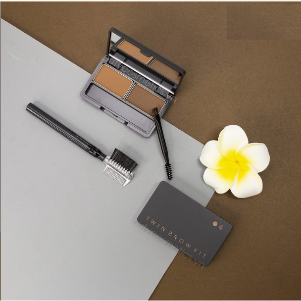 Bột Kẻ Chân Mày Hai Màu Missha Twin Brow Kit 4.4g