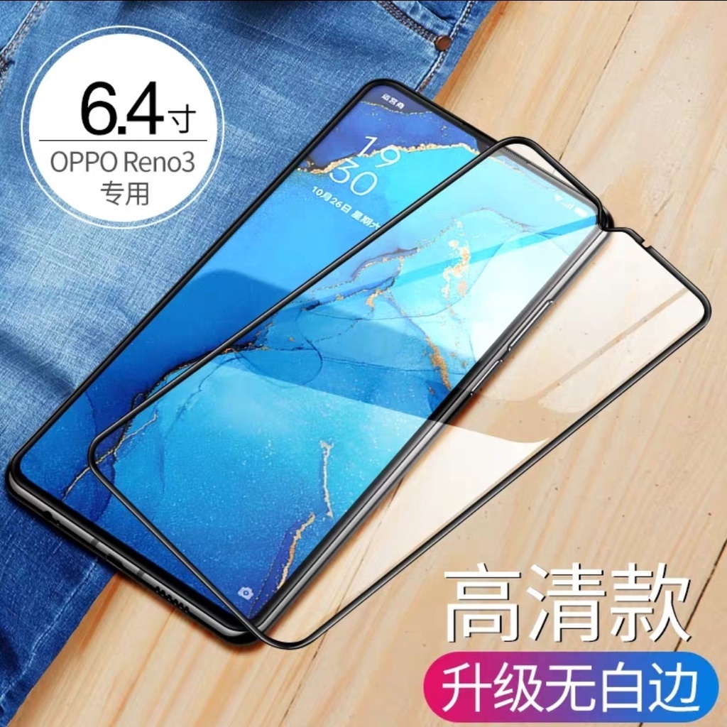 Phim cường lực OPPO Reno2 Dán toàn màn hình Điện thoại di động Phim bảo vệ điện thoại di động OPPO Reno10Xzoom Reno2F Reno5 Reno5pro Phim trong suốt dành cho điện thoại di động