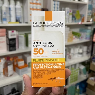 Kem chống nắng dạng sữa lỏng nhẹ không nhờn rít La Roche-Posay Anthelios Fluide Invisible SPF 50+ 50ml [MẪU MỚI 2021]