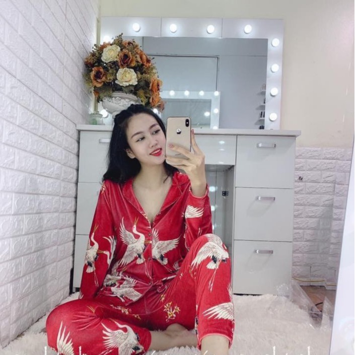 Bộ pijama nhung dày cao cấp