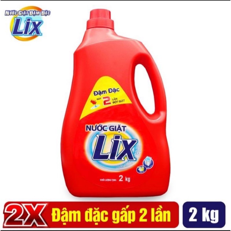 Nước giặt đậm đặc Lix 2kg