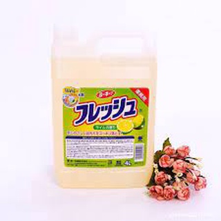 Nước rửa chén Wai hương chanh 4L