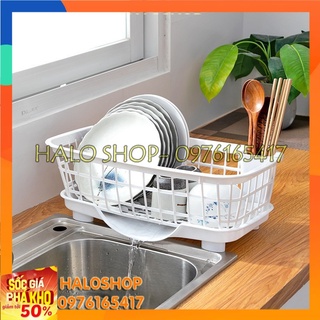 Rỗ úp chén dĩa có khay đựng nước