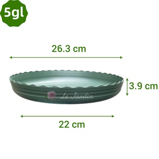 Dĩa lót chậu monrovia 5gl hàng nhập chính hãng Trung Quốc