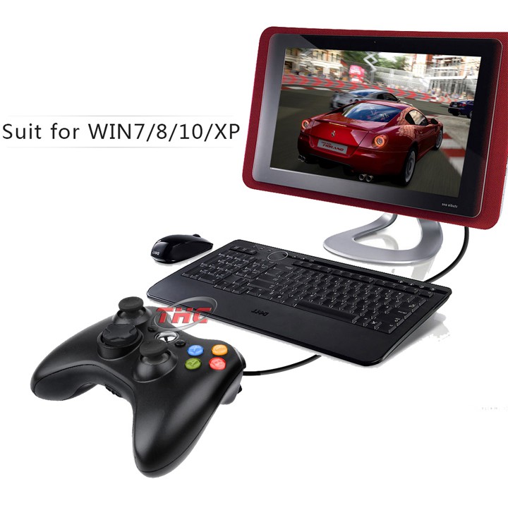 Tay cầm chơi game U360 / 890S - Gamepad PC / Laptop - THComputer Q11 (Giao màu ngẫu nhiên ❤)