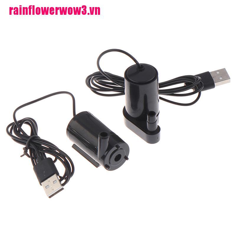 Máy Bơm Chìm Mini DC5V USB Động Cơ Không Chổi Than 3L/Min Mini Cho Hồ Nước