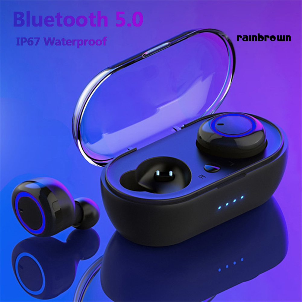 Bộ Tai Nghe Thể Thao Không Dây Bluetooth 5.0 Tws Kèm Hộp Sạc