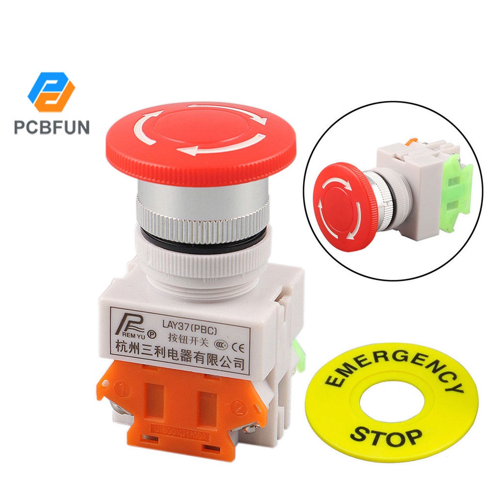 Công Tắc Dừng Khẩn Cấp 1no 1nc Dpst Ac 660v &amp; 10a