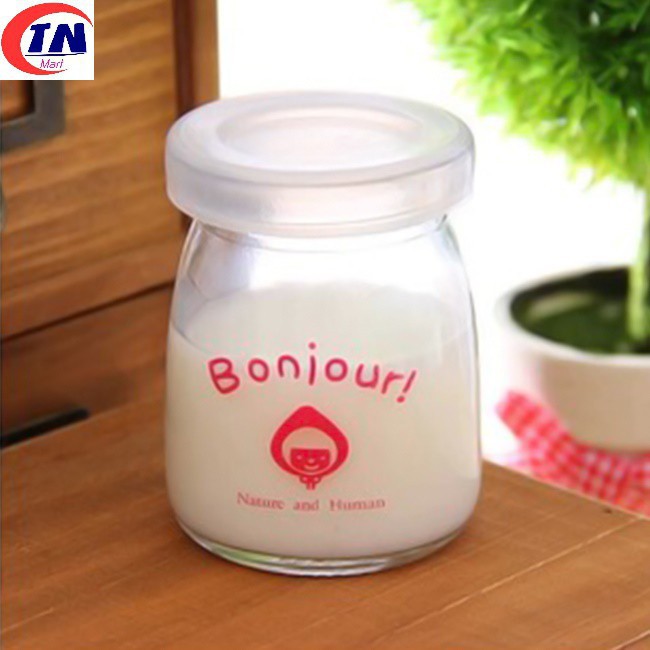 [Hot]-Bộ 12 Cốc Làm Sữa Chua Thủy Tinh