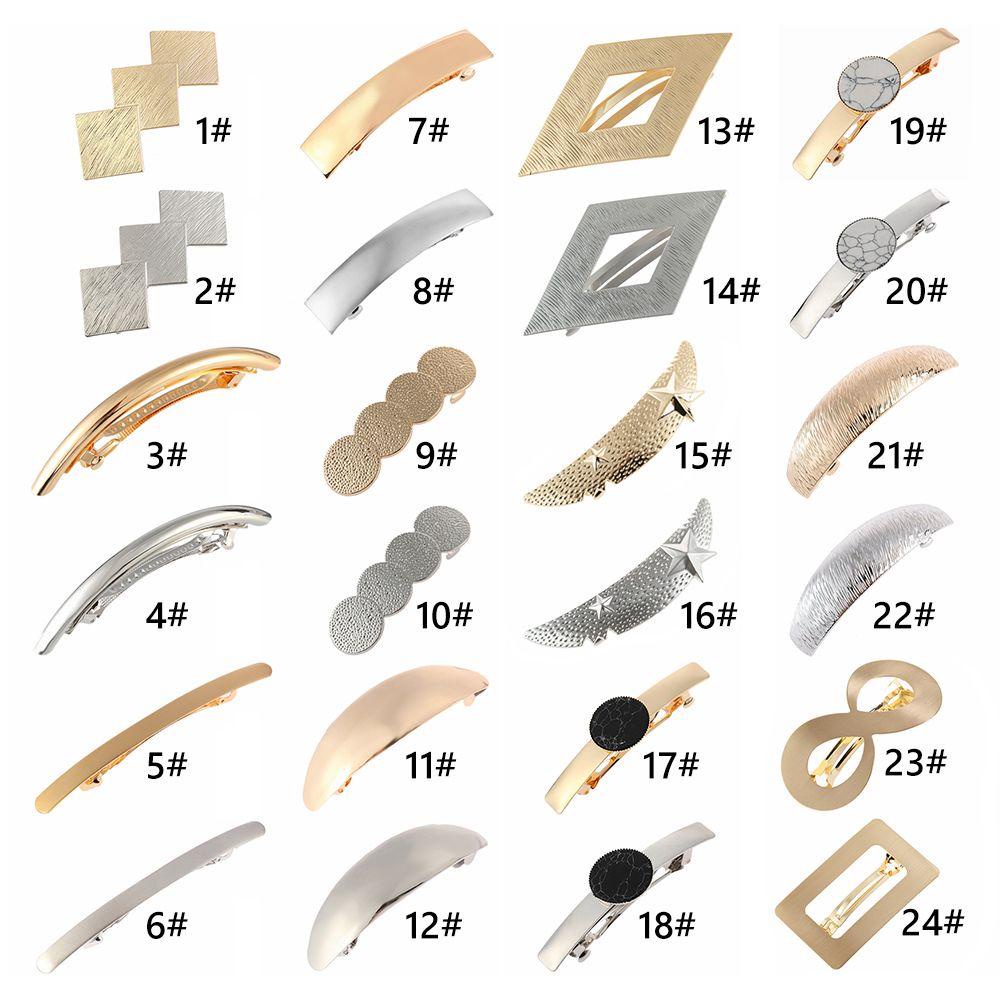 FAY Kẹp Tóc Kim Loại Phong Cách Hàn Quốc Cho Nữ