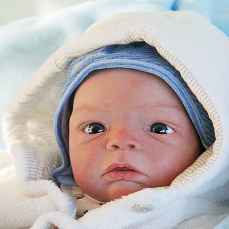 Búp Bê Em Bé Mềm Mại Màu Nude Kích Thước 19 Inch