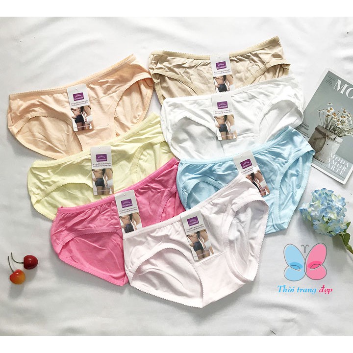 Quần lót nữ freesize từ 40-45kg thun cotton mềm mát - QL2239