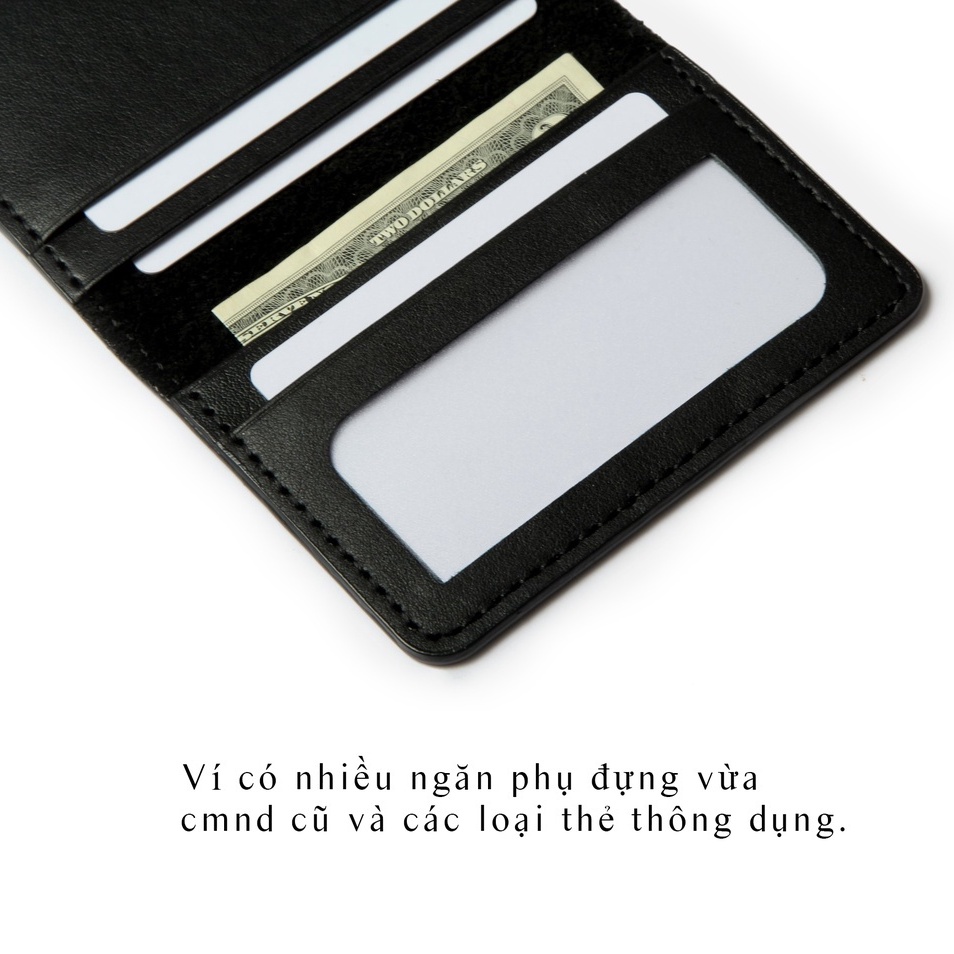 [DA THẬT] Ví nam card, bóp nam mini cao cấp Lucas da nhập khẩu - thời trang Olux