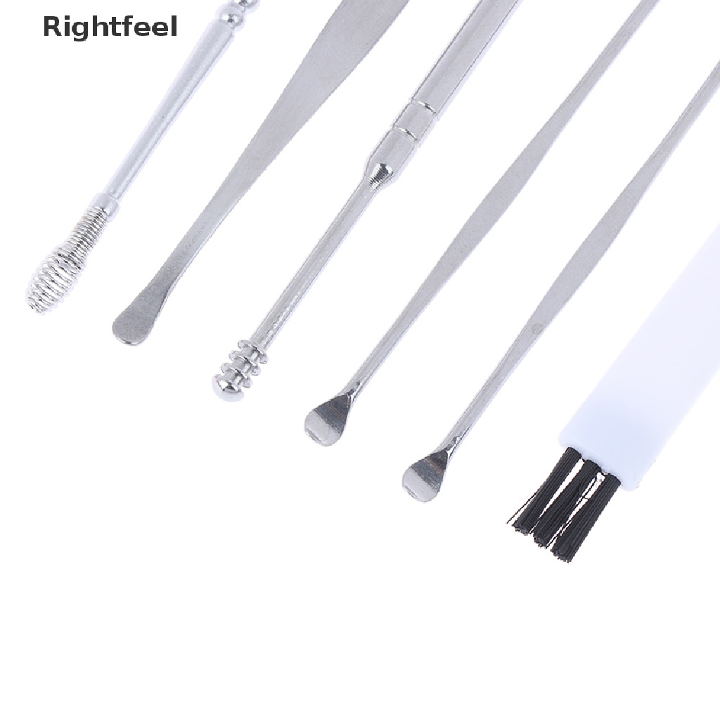 Set 6 Dụng Cụ Lấy Ráy Tai Bằng Inox Tiện Dụng