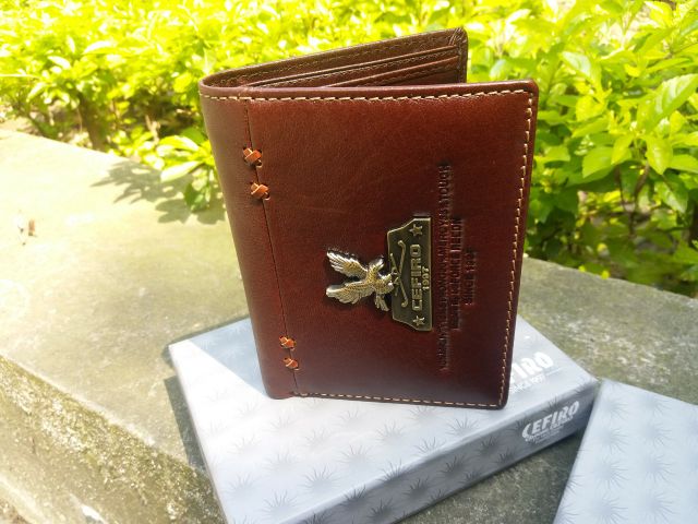 Ví nam cefiro jeans da bò mềm mại