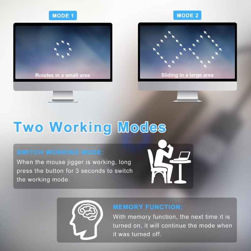 Chuột Máy Tính Chuyển Động Ngẫu Nhiên Cổng USB