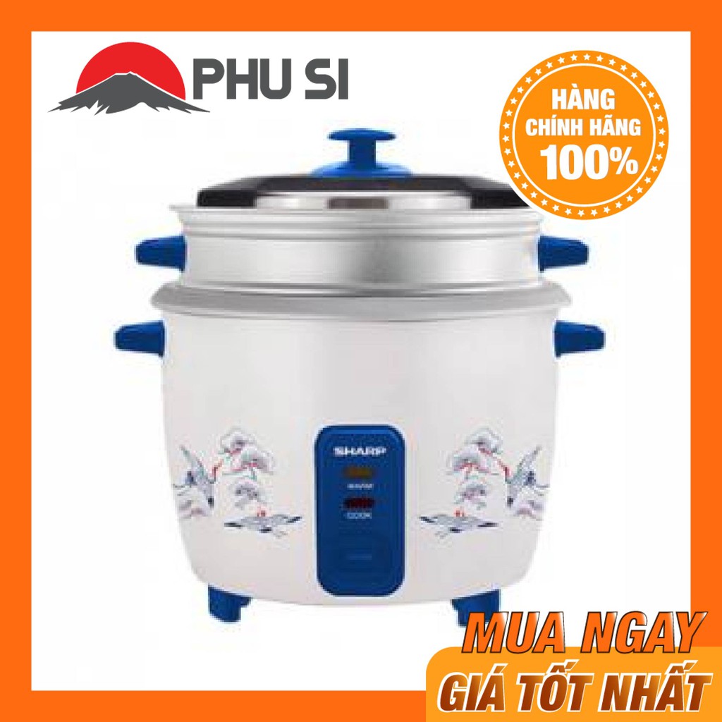 [Mã ELMS5 giảm 7% đơn 300K] Nồi cơm điện nắp rời Sharp 1.8 lít KSH-D18SV-CR | BigBuy360 - bigbuy360.vn