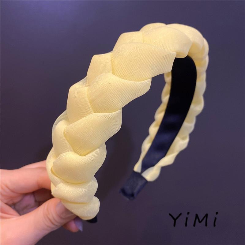 Băng Đô Cài Tóc Dạng Lưới Thắt Bím Phong Cách Cổ Điển Cho Nữ