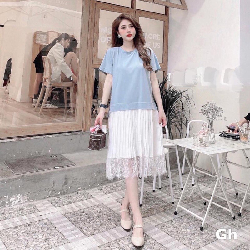 Váy chân ren xinh dã mannnnn Mặc hàn xẻng cực ạ  E về sẵn 4 màu xinh | BigBuy360 - bigbuy360.vn