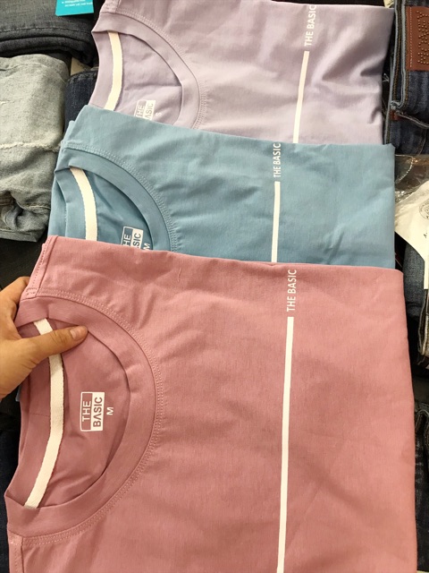 ÁO THUN NAM CỔ TRÒN 100% cotton, mịn mát AN131