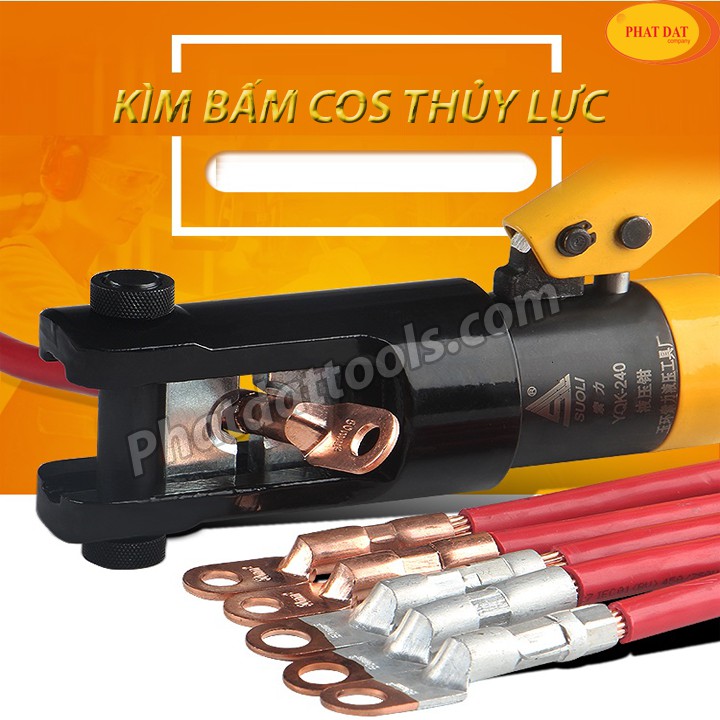 Kìm Bấm Đầu Cos Điện Thủy Lực YQK240