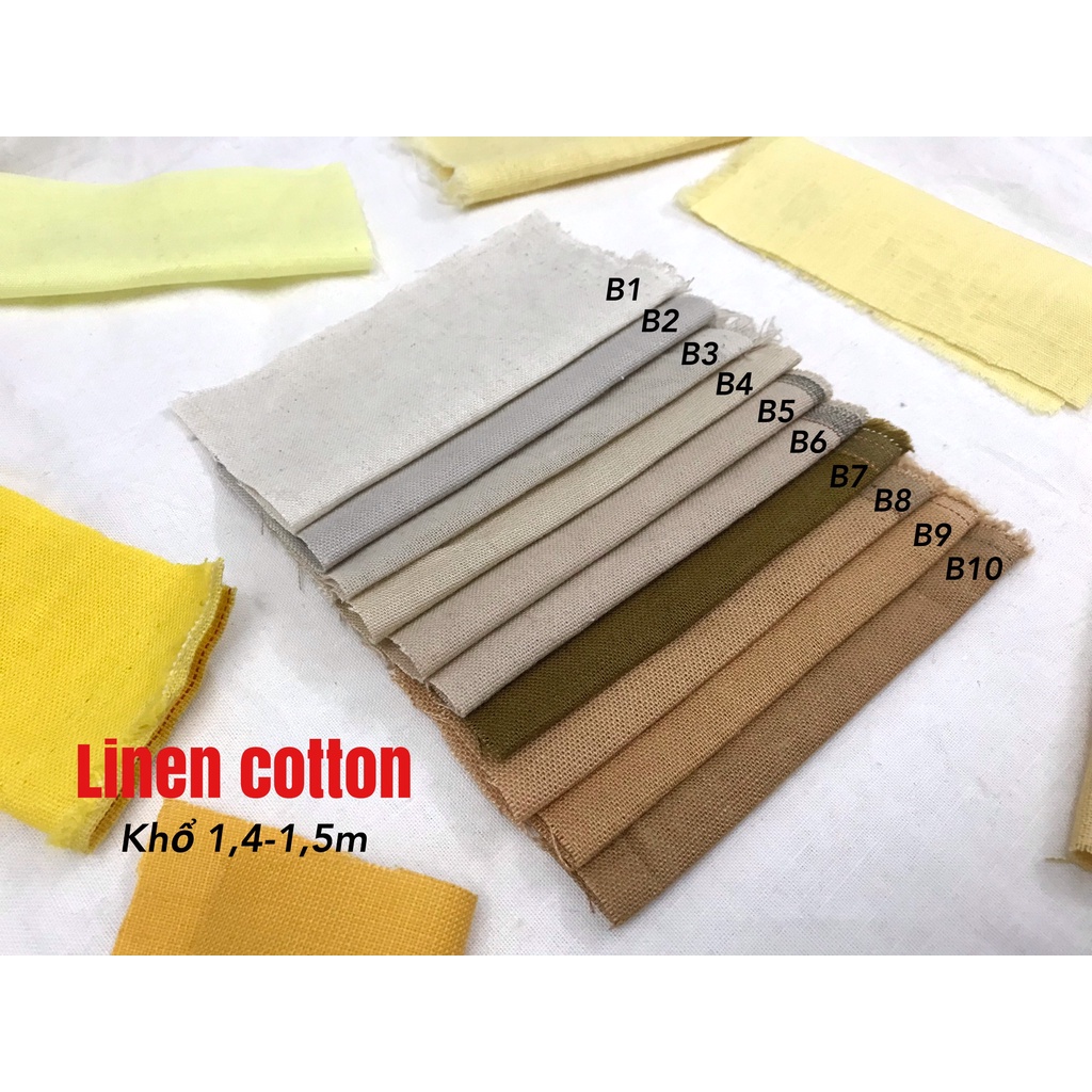 vải linen bột cao cấp