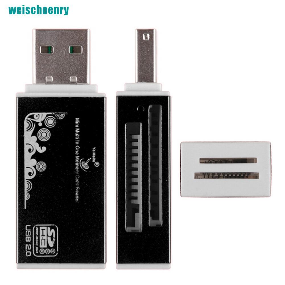 Đầu Đọc Thẻ Nhớ Micro Sd Sdhc Tf M2 Mmc Ms Pro Duo All Trong 1 Usb 2.0