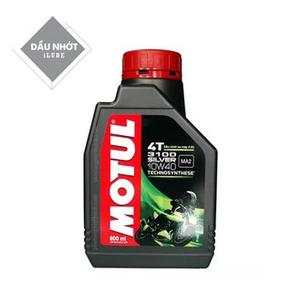 Dầu nhớt motul 3100 silver 10w40 0.8 lít - hàng chính hãng