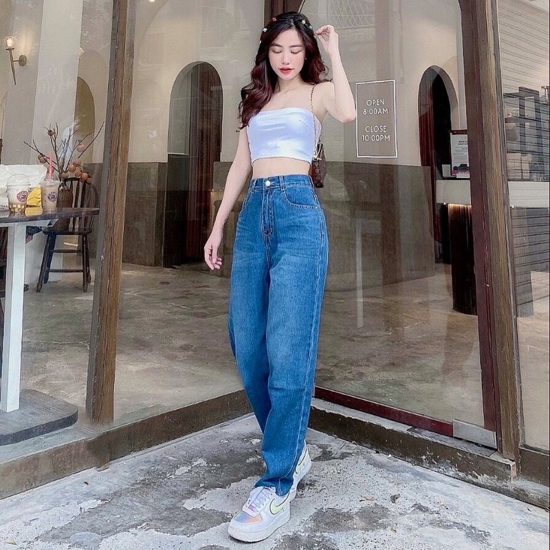 Quần baggy jean