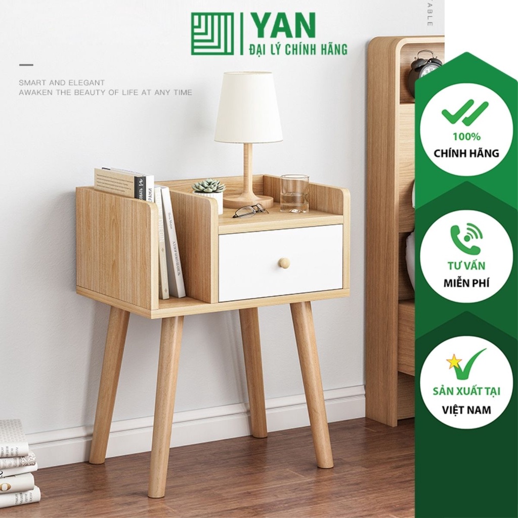 Kệ tab đầu giường kèm bàn trang điểm bàn phấn mini tiện lợi - gp175