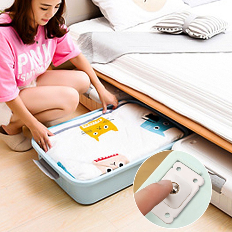 Set 4 Bánh Xe Xoay Tự Dính Mini Thông Dụng