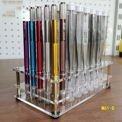 Giá Đỡ Nhíp / Tua Vít Xoay Bằng Gỗ Bảo Trì Điện Thoại Di Động