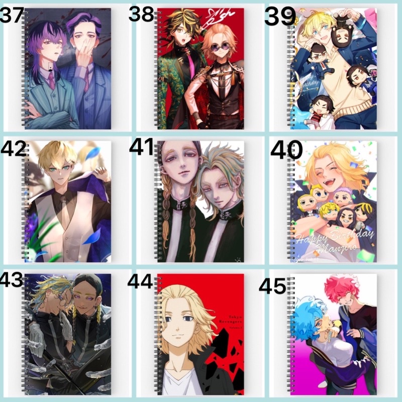 Sổ tay Rindou Haitani Sanzu Tokyo Revengers ảnh dán Haitani Tokyo Revengers