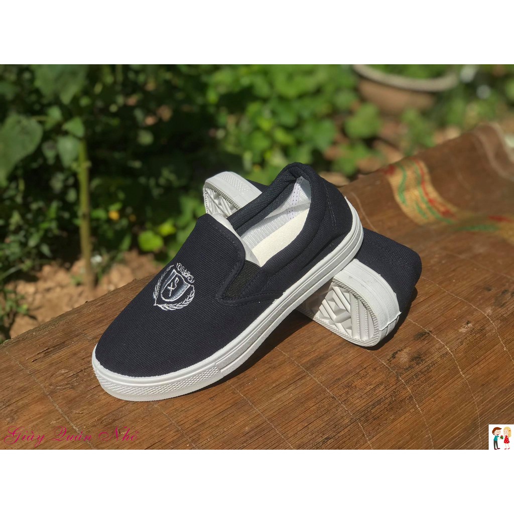 [Có bán sỉ] Giày vải Thành Phát XP3027, phom đẹp, giá đẹp, phù hơp cho lao động; size 38-43 (màu xanh)