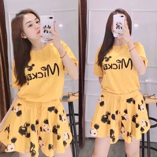Bộ mặc nhà nữ Mickey