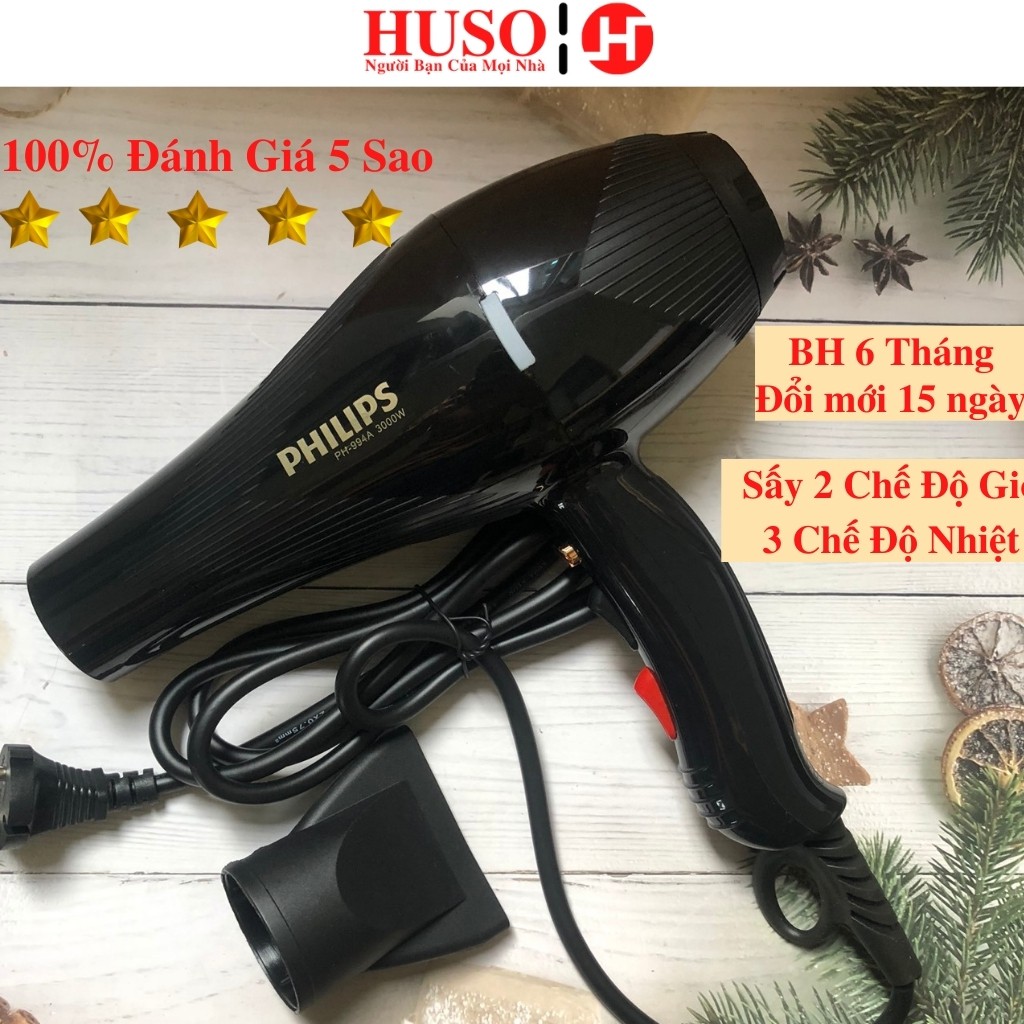 Máy sấy tóc PH - 994A máy sấy 2 chiều nóng lạnh ,2 chế độ gió, 3 chế độ nhiệt, công suất lớn có kèm đầu thổi