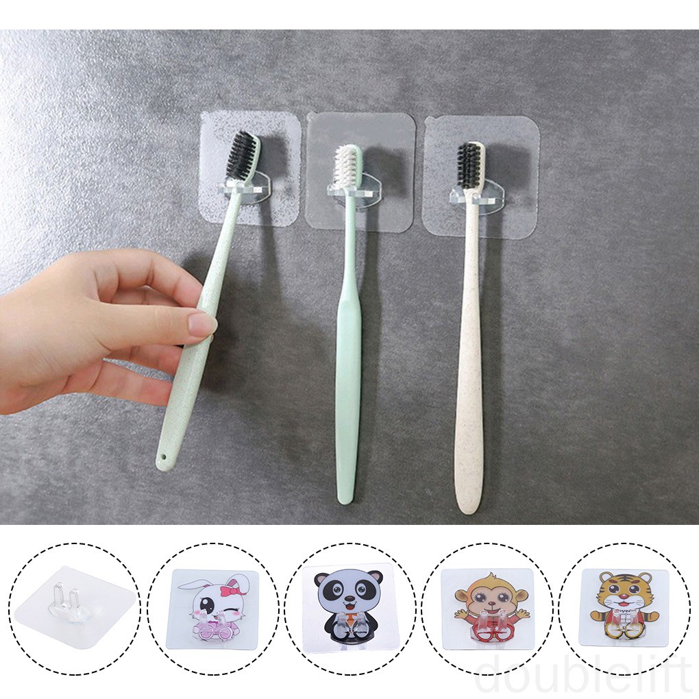 Giá Treo Bàn Chải Đánh Răng 4 Ngăn Chống Thấm Nước