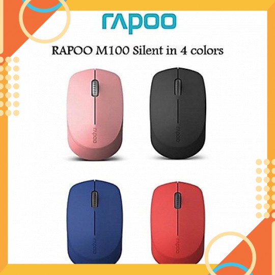 [5❤️][FREESHIP] CHUỘT KHÔNG DÂY RAPOO M100 [HCM]