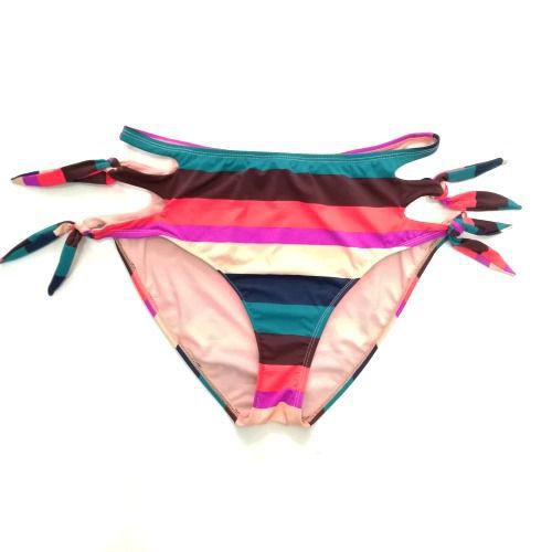 Quần bơi nữ Gibson Latimer sọc ngang nhiều màu phối thắt dây 2 bên 8DGNM99M ( TH9022 )