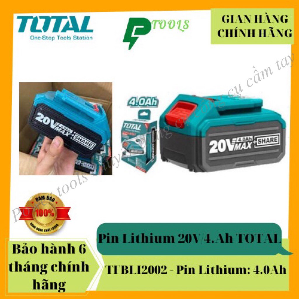 Pin Lithium-Ion 20V/4.Ah TOTAL TFBLI2002