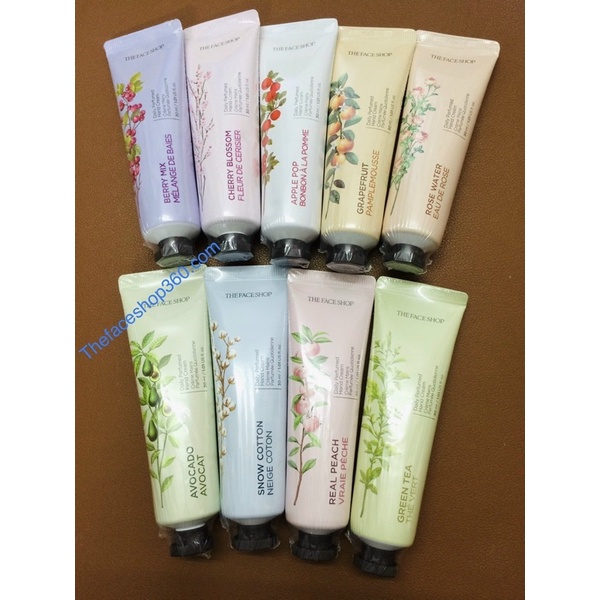Kem dưỡng da tay hương hoa Daily Perfumed Hand Cream The Face Shop
